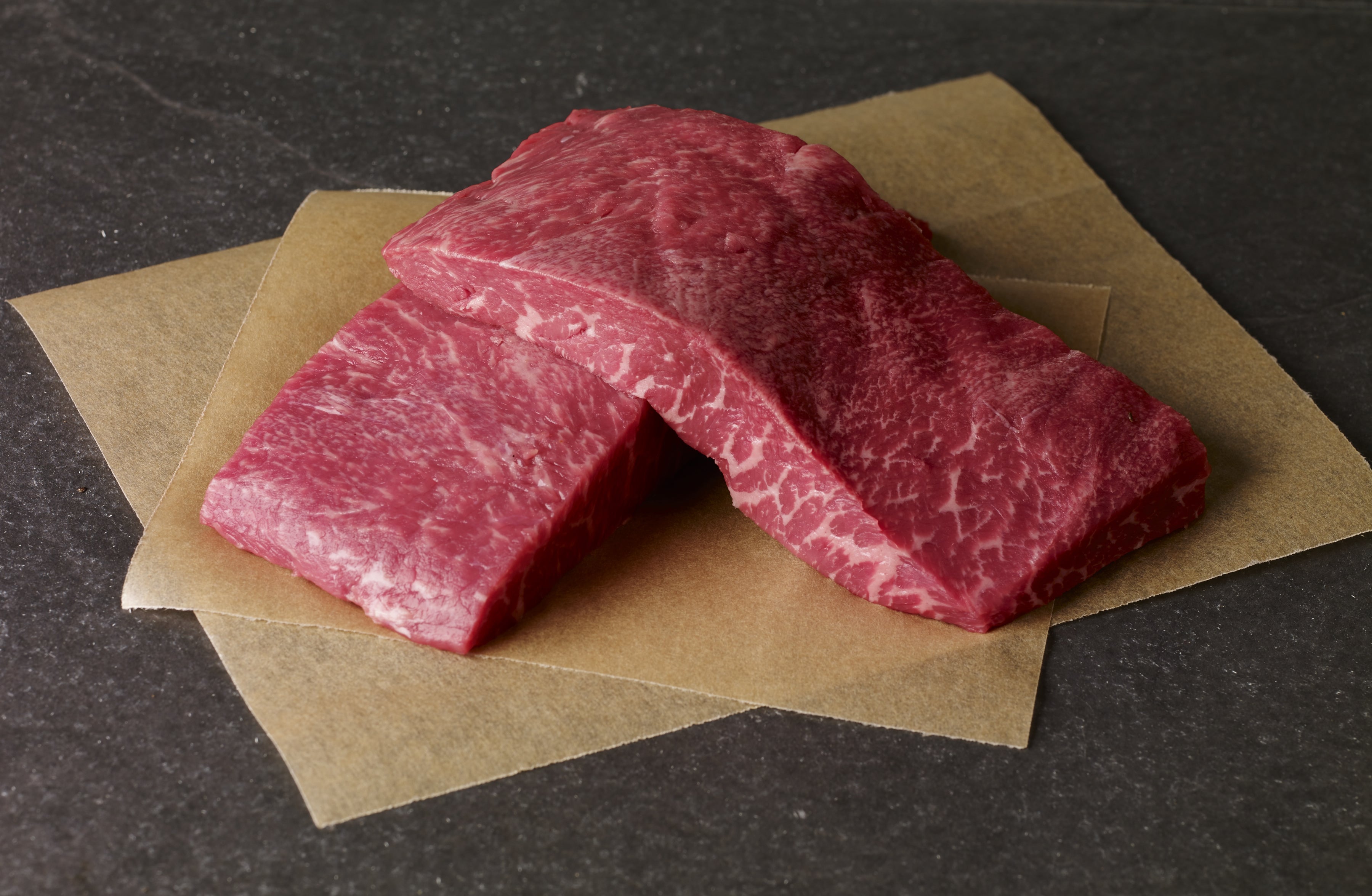 Spicy Lemon Pesto Flat Iron Steaks