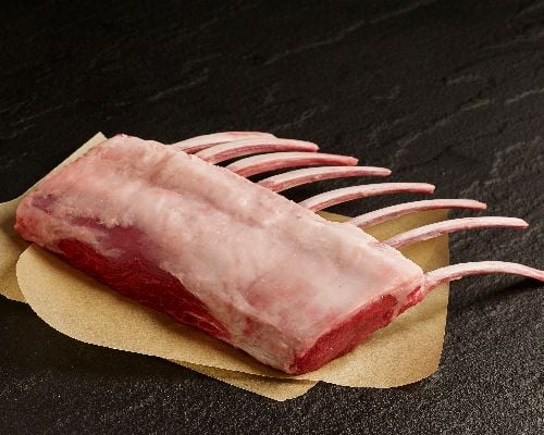 Rack of Lamb with Roasted Shallot Vinaigrette