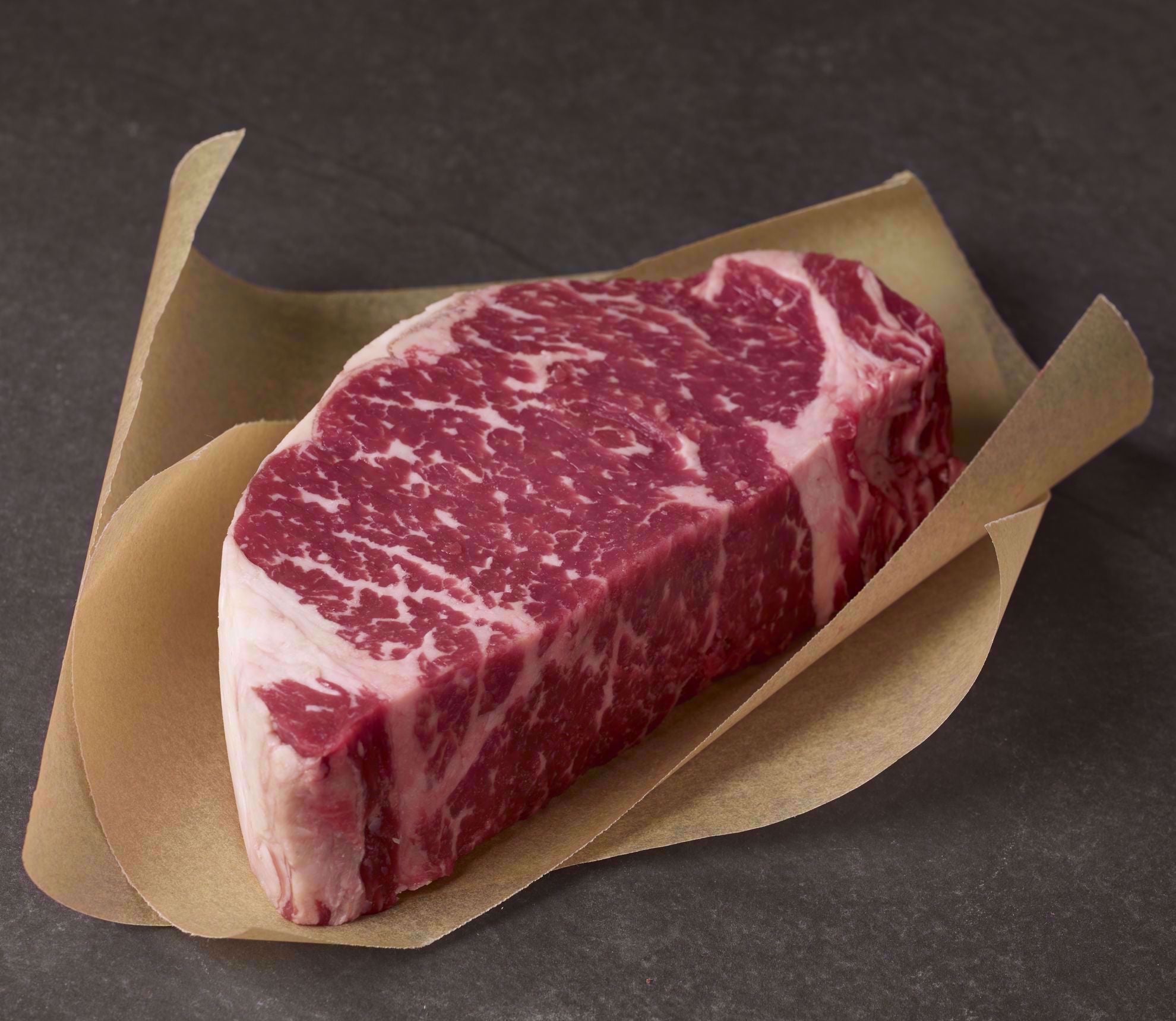 New York Strip Steak with Horseradish-Mint Glaze