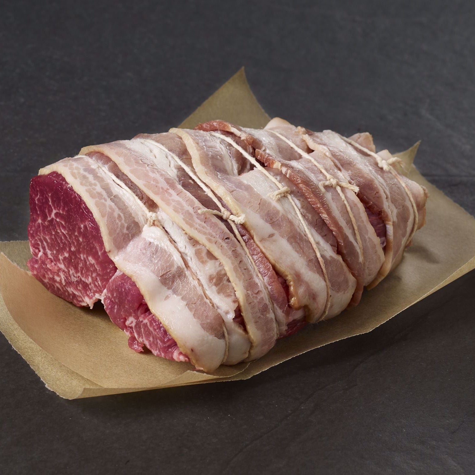 Bacon-Wrapped Wagyu Tenderloin Roast